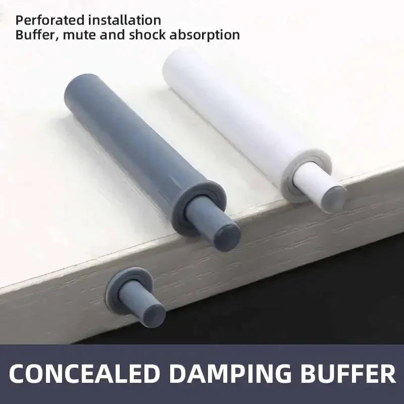 Soft door cushion damper cabinet door stop 10pcs door catches door stops cabinet door buffer Kitchen Cabinet Drawers Wardrobe Cabinet Door Silencer ABS Plastic Silent Damper