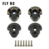 Redcat Ascent-18 Rc Car Upgrade Parts 44g Black Coating Brass Rear Outer Portal Housing Metal For Crawler Accessories 1/18 Scale 6
