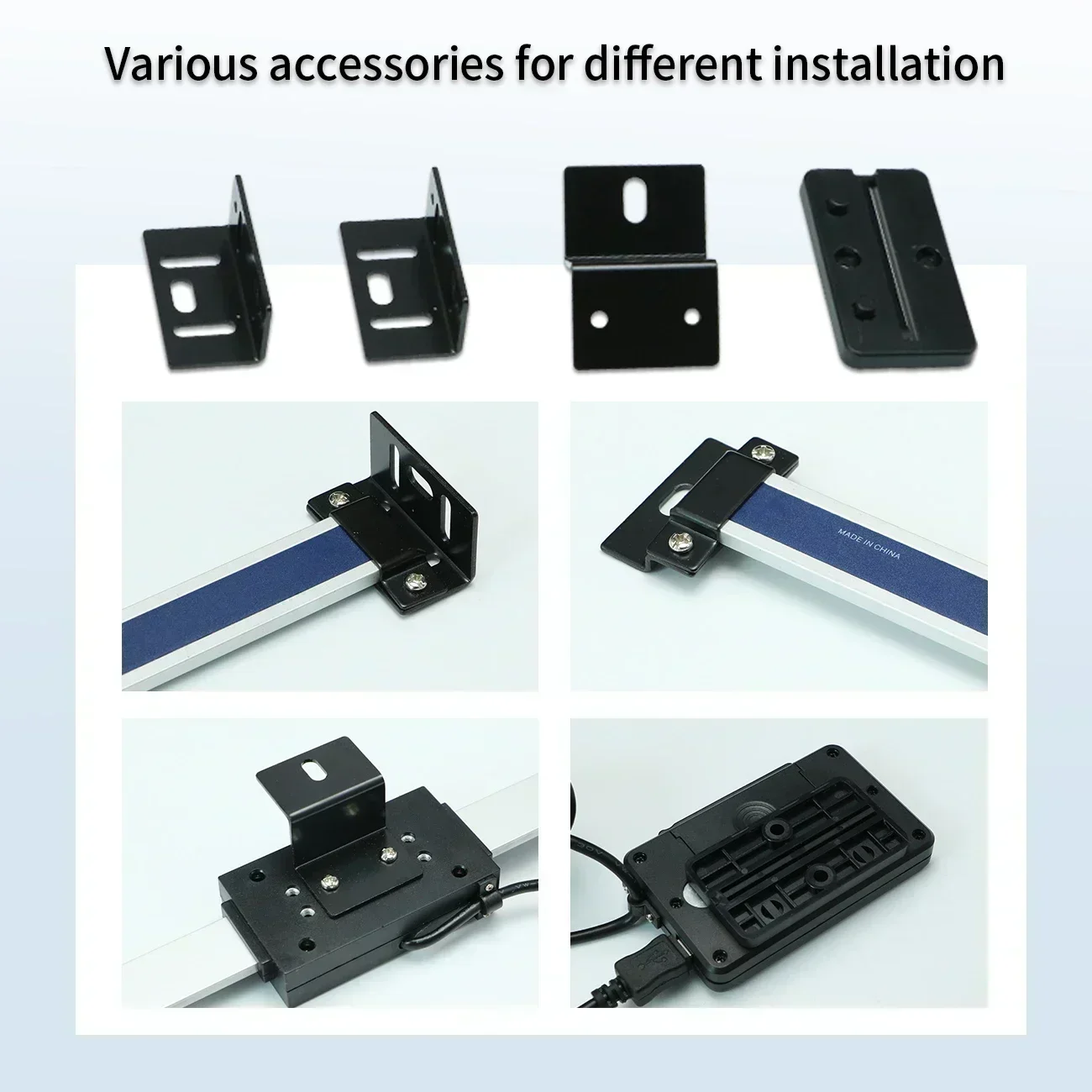 0-150mm 디지털 스케일 Bridgeport 밀 선반 선형 눈금자(베이스 포함)용 원격 디지털 테이블 판독 스케일