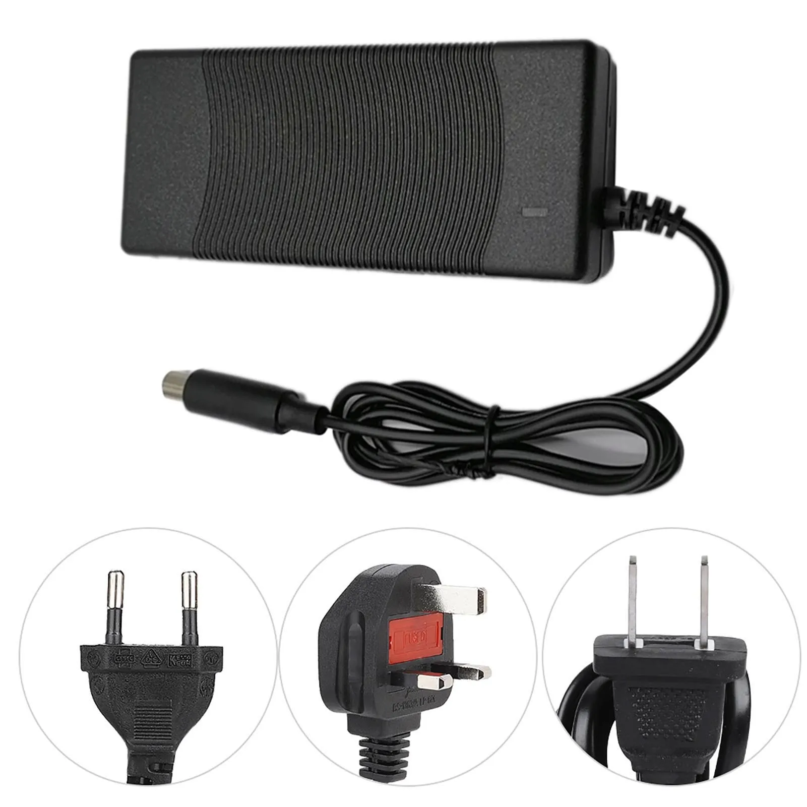 High-Performance Electric Scooter Charger Adapter | 42V 2A Battery Charger Replacement