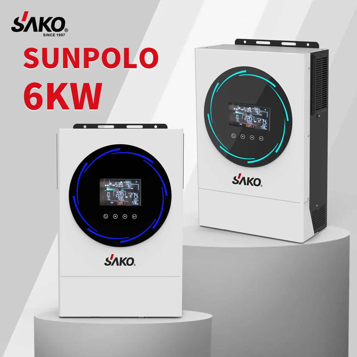 Sunpolo 6kw Solar Hybrid Photovoltaic Inverter Energy Storage Reverse Control In