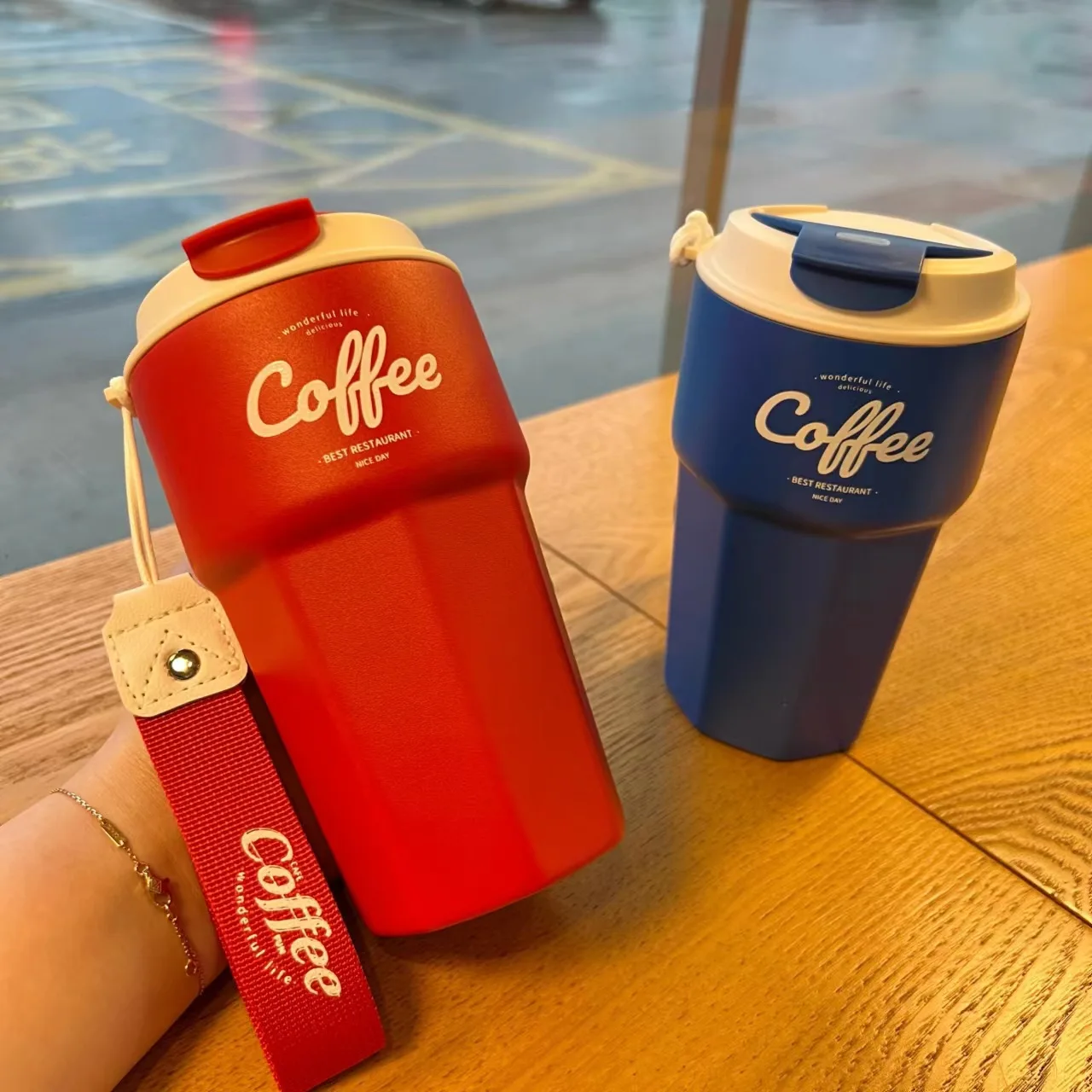 Double Stainless Steel Coffee Mug Leak-Proof Thermos Travel Thermal Vacuum Flask Insulated Cup Milk Tea Water Bottle 620Ml 27 Double Stainless Steel Coffee Mug Leak-Proof Thermos Travel Thermal Vacuum Flask Insulated Cup Milk Tea Water Bottle 620Ml