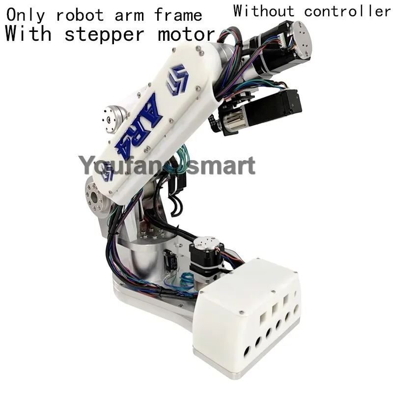 Telaio del braccio robotico passo-passo Dof da 2 kg con braccio meccanico industriale con motore passo-passo senza controller per allenamento AR4 AI - immagine 2