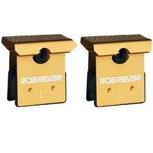 

2PCS RIDEREVER MTB Cooling Fin Ice Tech Disc Brake Pads SLX Deore XT XTR M8000 Dust-proof Metal Cover Road Bicycle Brake Pads