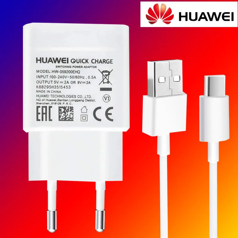 Huawei P30 Lite Charger Original 18w Fast Charge Usb Wall Adapter Quick