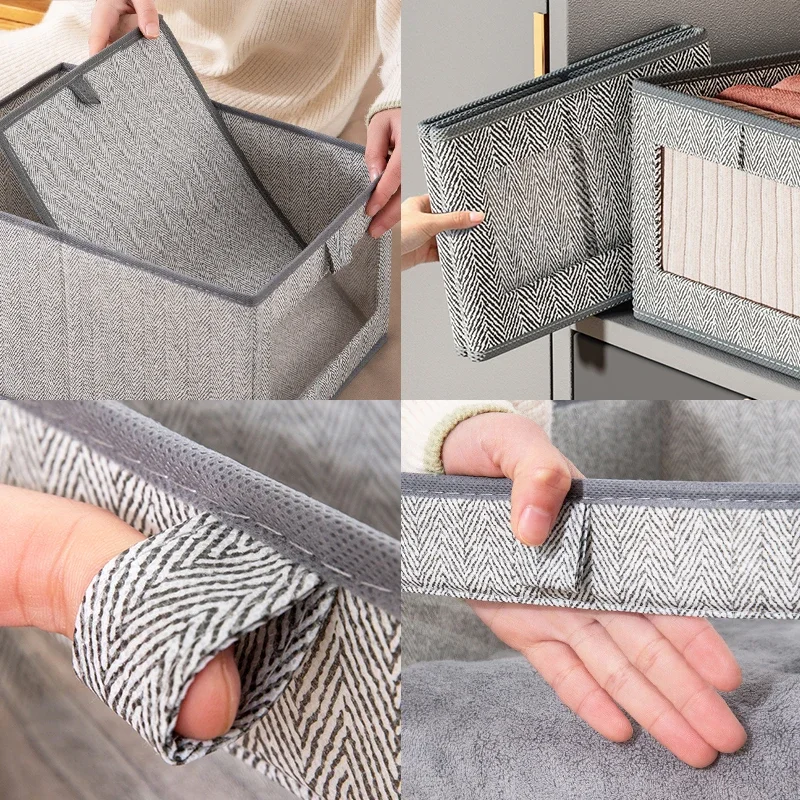 Classification Window Storage Box Visual Pants Clothes Storage Artifact Clothes Pants Box Drawer-type Organizer