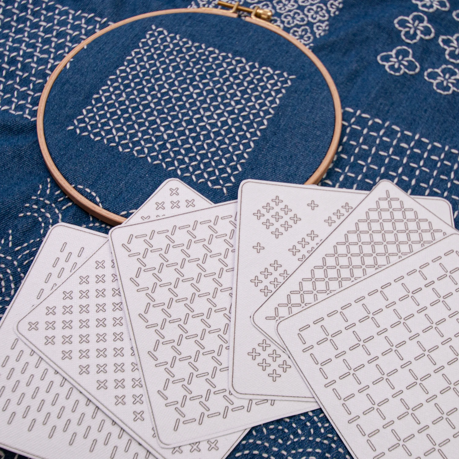 DIY Sashiko Embroidery Kit 1