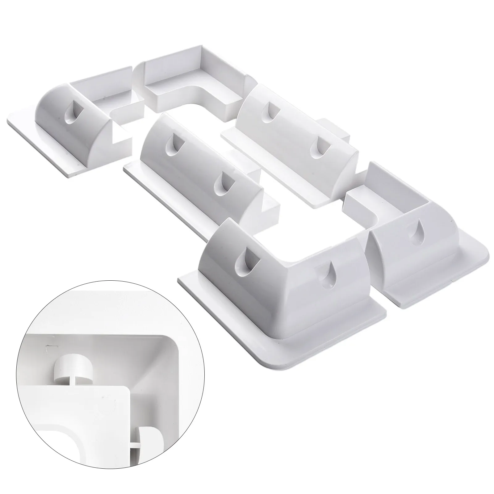 

Bracket Mounting Brackets Boat Caravan RV 6 Pieces Accessories Adjustable Kits Bracket Sets Parts Replacements
