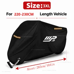 Waterproof All - Season Dustproof UV Protective Motorcycle & Scooter Cover (3XL)