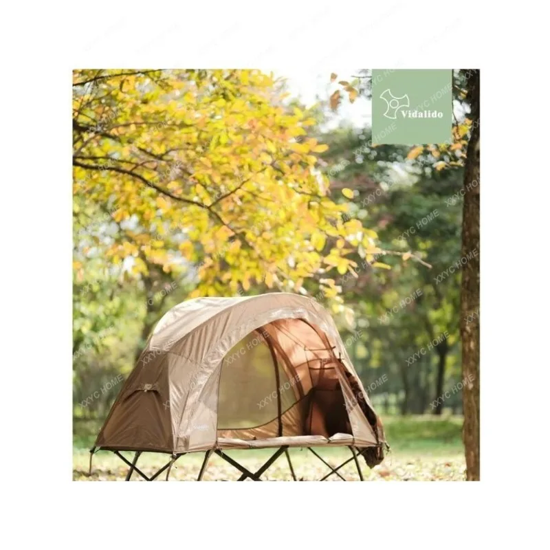 

Outdoor Camp Bed Single Camping Bed Lunch Break Aluminum Alloy Ultra-Light Folding Bed Portable Models