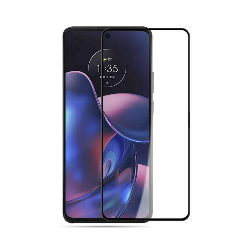 

Закаленное стекло для Motorola Moto Edge 2022 Защита экрана для MOTO Edge черный край Полное покрытие 9H защитная пленка