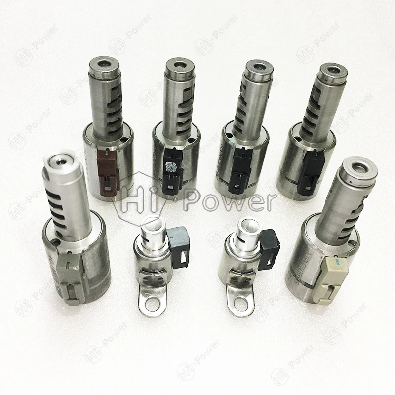 Kit De 8 Solénoïdes De Transmission - Compatibles Boîtes Auto AF21, AF40, TF80-SC, TF81-SC - Pour Volvo, Peugeot, Citroën, Renault, Etc.