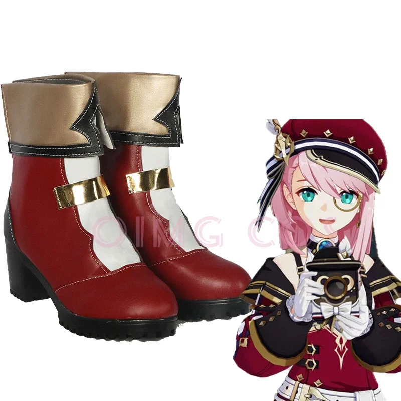

Impact Charlotte Cosplay Shoes Anime Chinese Style Halloween for men Game