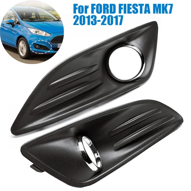 2x Front stoßstange Nebels chein werfer Lampen abdeckung Kühlergrill  verkleidung für Ford Fiesta MK7 2015-2017