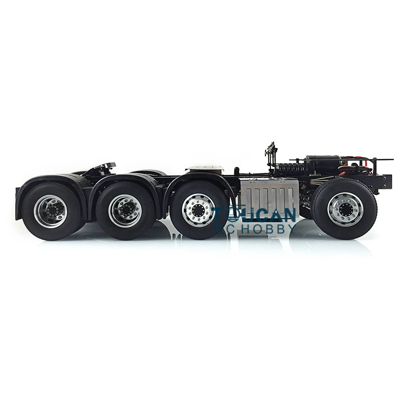 In Stock 1/14 LESU 8*8 Metal Chassis for DIY Tamiyaya  3363 56348 1851 Model RC Truck Toy TH15092 2