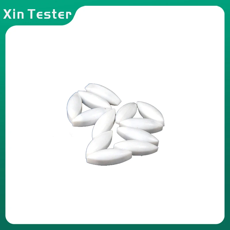 

10pcs/lot PTFE Magnetic Stirrer Mixer Stirring Bar Laboratory Egg Shape Corrosion Resistant Stir Bars 8*20mm