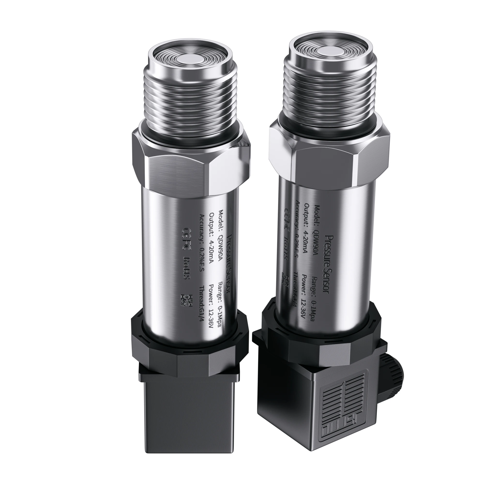 Pressure Transmitter 4-20mA 0-10V Flat Diaphragm 1Mpa 10Mpa 10bar Milk Glue Tank Sanitary Food Grade Flush 30kpa Sensor pressure sensor