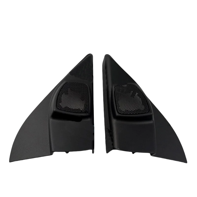 2PCS For Nissan March 2010- Car Tweeter Refitting Audio Door Angle Gum Speaker Cover Boxes Mounts