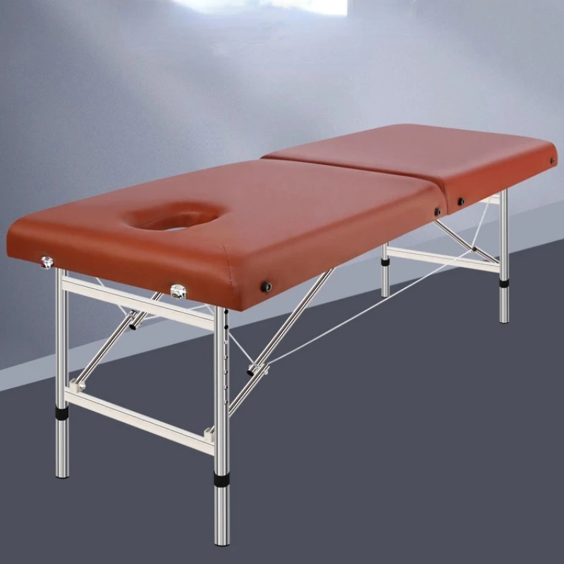 

Portable Physiotherapy Massage Bed Folding Speciality Beauty Massage Bed Comfort Lettino Estetista Commercial Furniture YY50MB