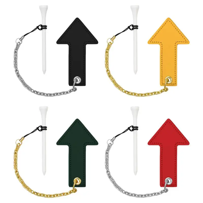 

Golf Ball Tees Stable Golf Tees White With Chain Golf Tees Holder For Professional Player's Tournament Beginner's Training