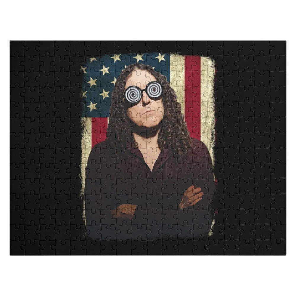 

Vintage American Flag Weird Al Yankovic Legend Jigsaw Puzzle Personalized Gift Christmas Gifts Personalized Wooden Name Puzzle