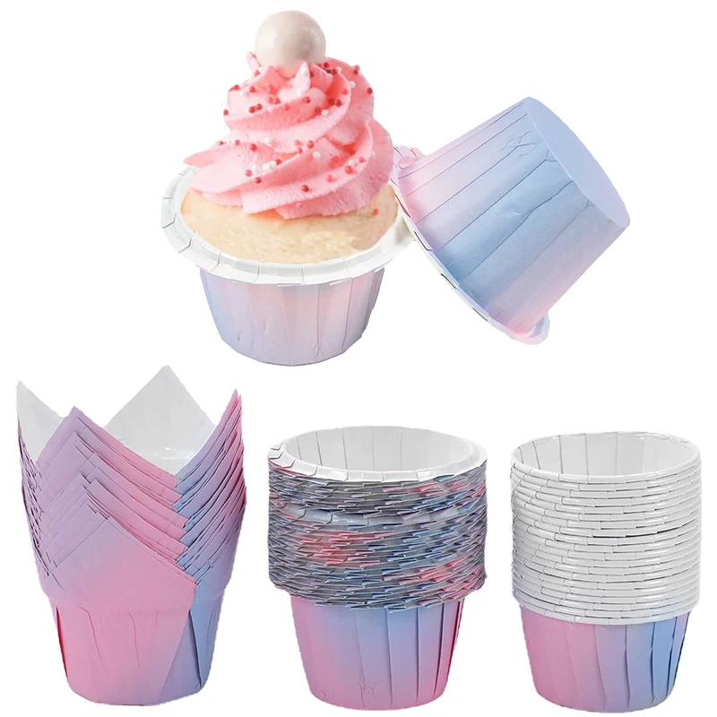 50 Pz Tulip Cupcake Fodere, Tulip Carta Da Forno Cupcake & Muffin