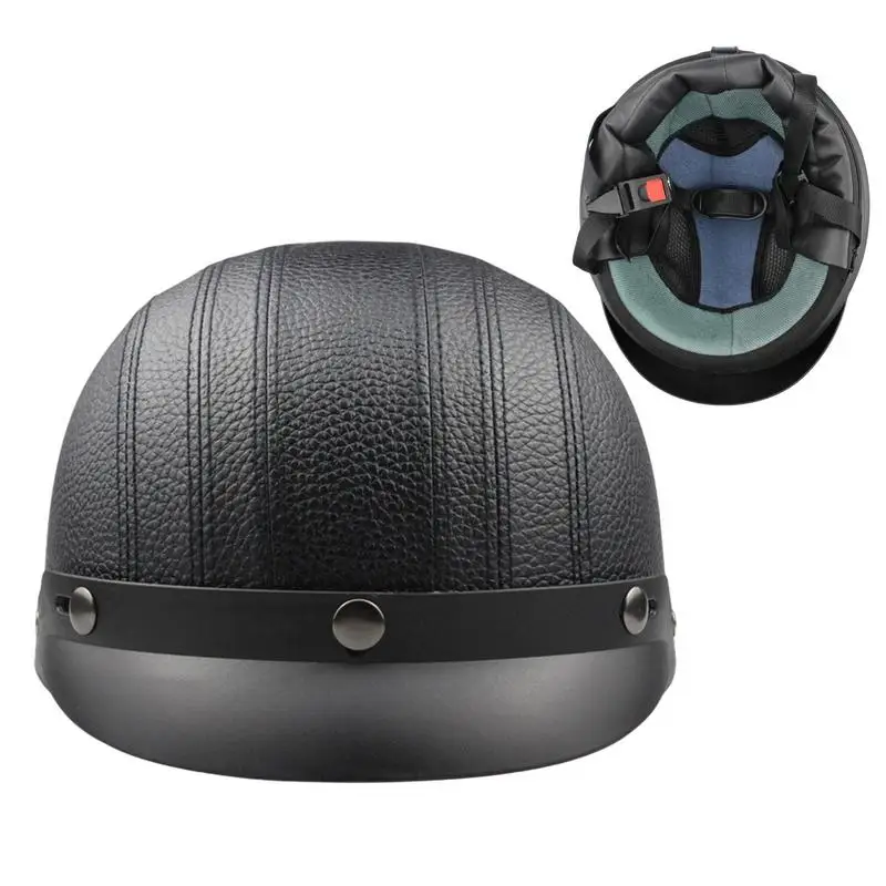 

Motorcycle Half Face Helmets Summer Retro Street Bike Scooter Cruiser Jet Helmets Outdoor Sports Cycling Safety Helmets Baseball