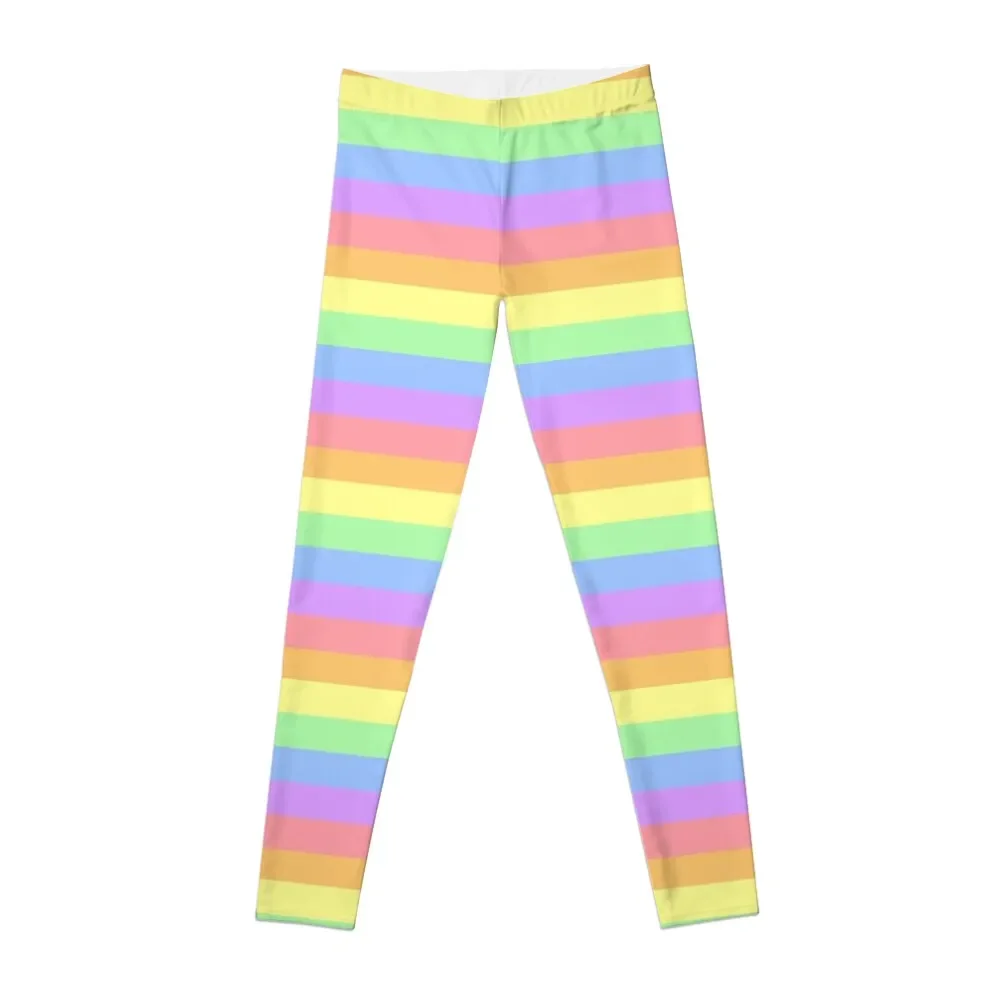 

Pastel Rainbow Pride Colours Leggings Female legging pants joggers for high waist Womens Leggings