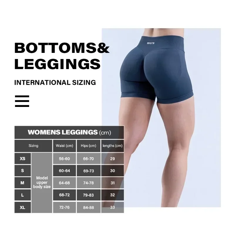 NVGTN Impact Shorts Seamless Half Pants Women Soft Fitness Outfits Yoga Pants Gym Running Bike Wear