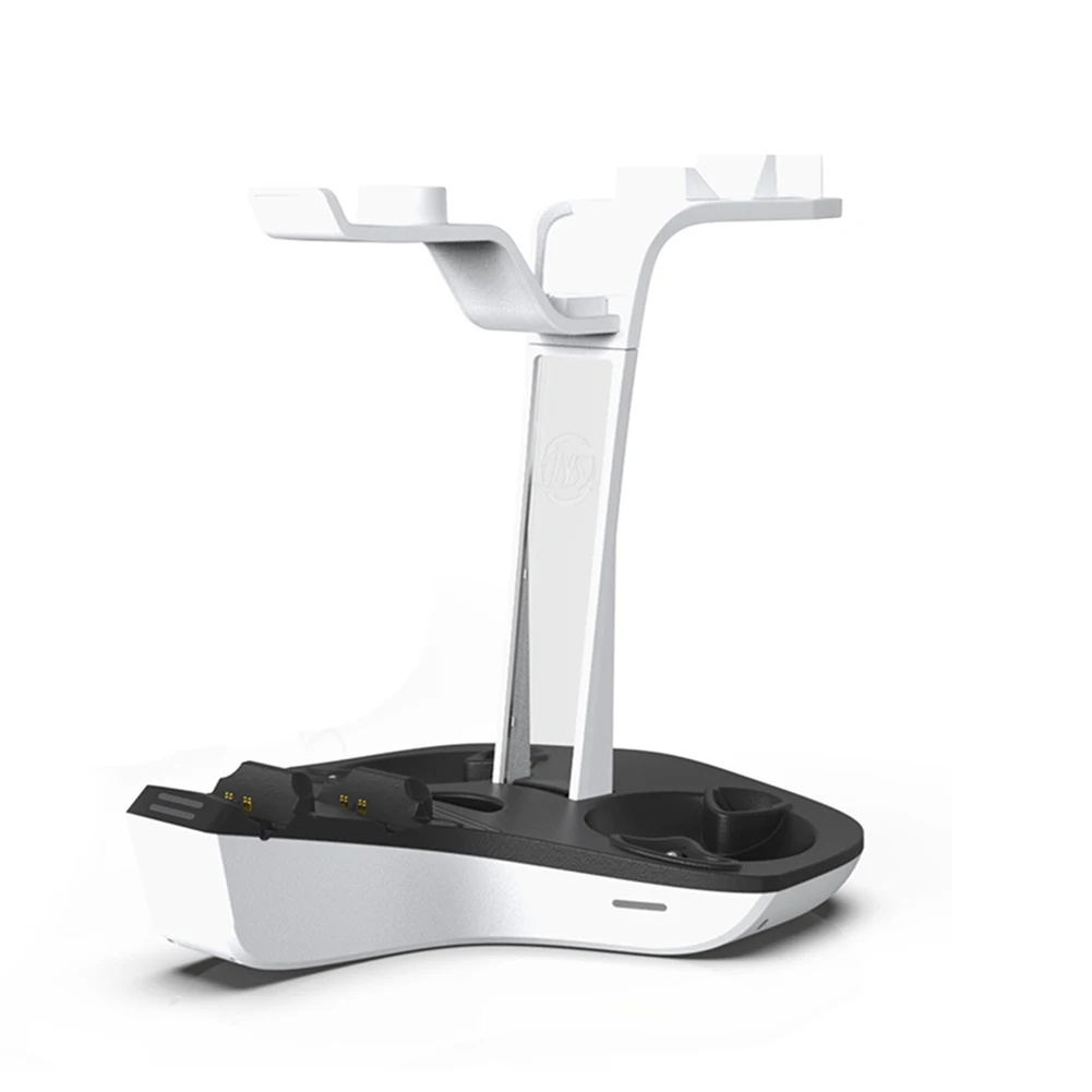 Rgb טעינה dock עבור ps5 ps vr2 אוזניות עמדת מטען בקר הוביל מחוון אחסון אור מחוון אחסון קסדה אוזניות סוגר