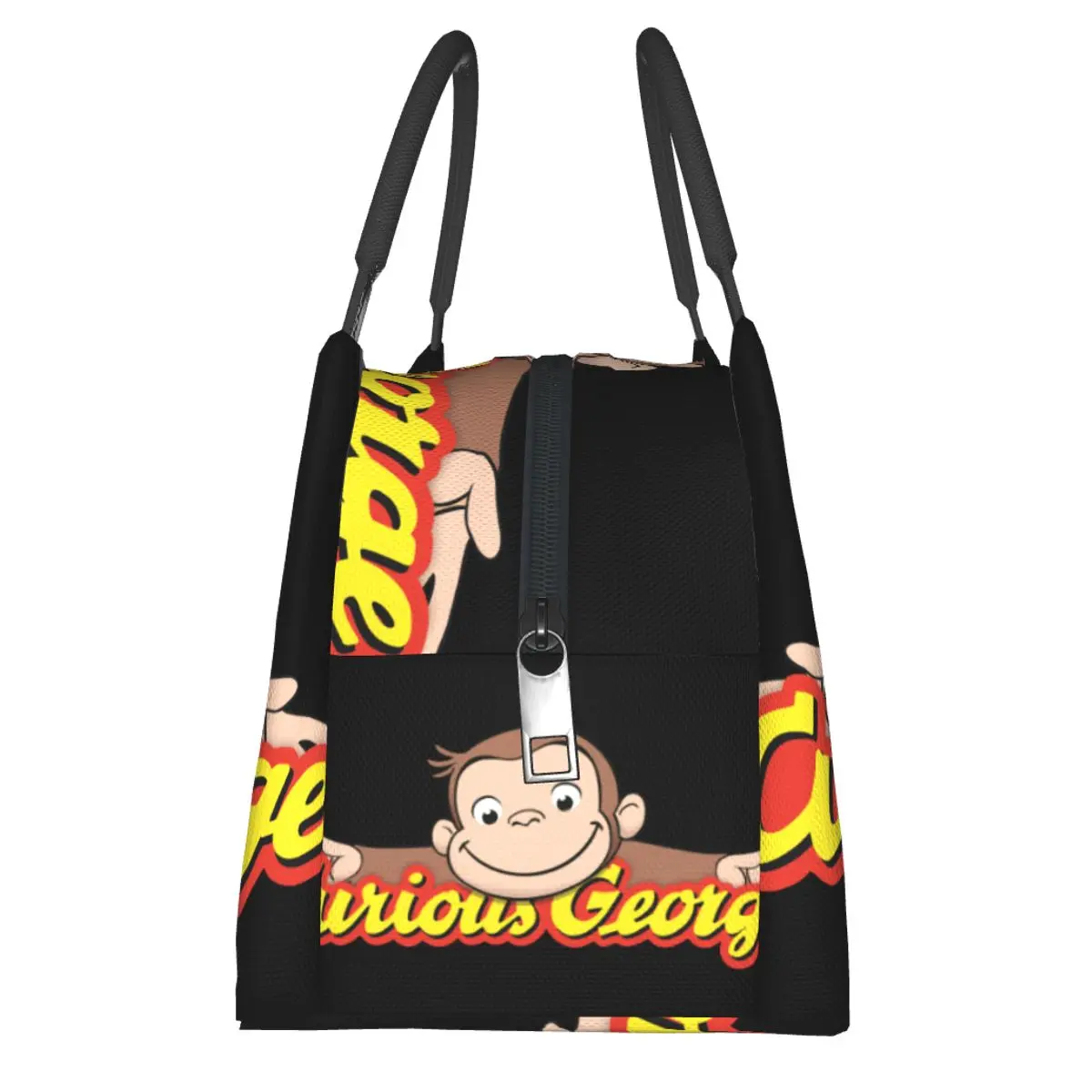 Curious George Kids Logo Portable insulation bag for Cooler Thermal Food Office Pinic Container