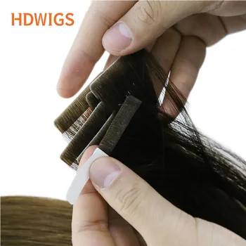 Straight Injection Tape in Human Hair Extensions 50g/pc European Virgin Human Hair Extension for Women Invisible Tape in Hair