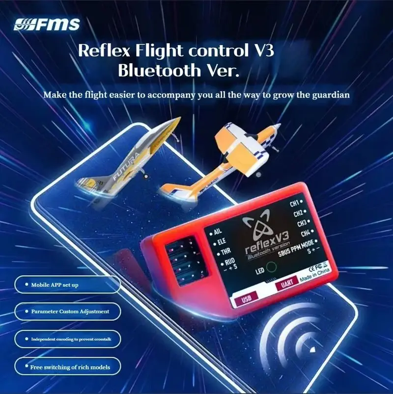 Sistema di controllo di volo FMS V3 per ali fisse - Giroscopio Ruifei