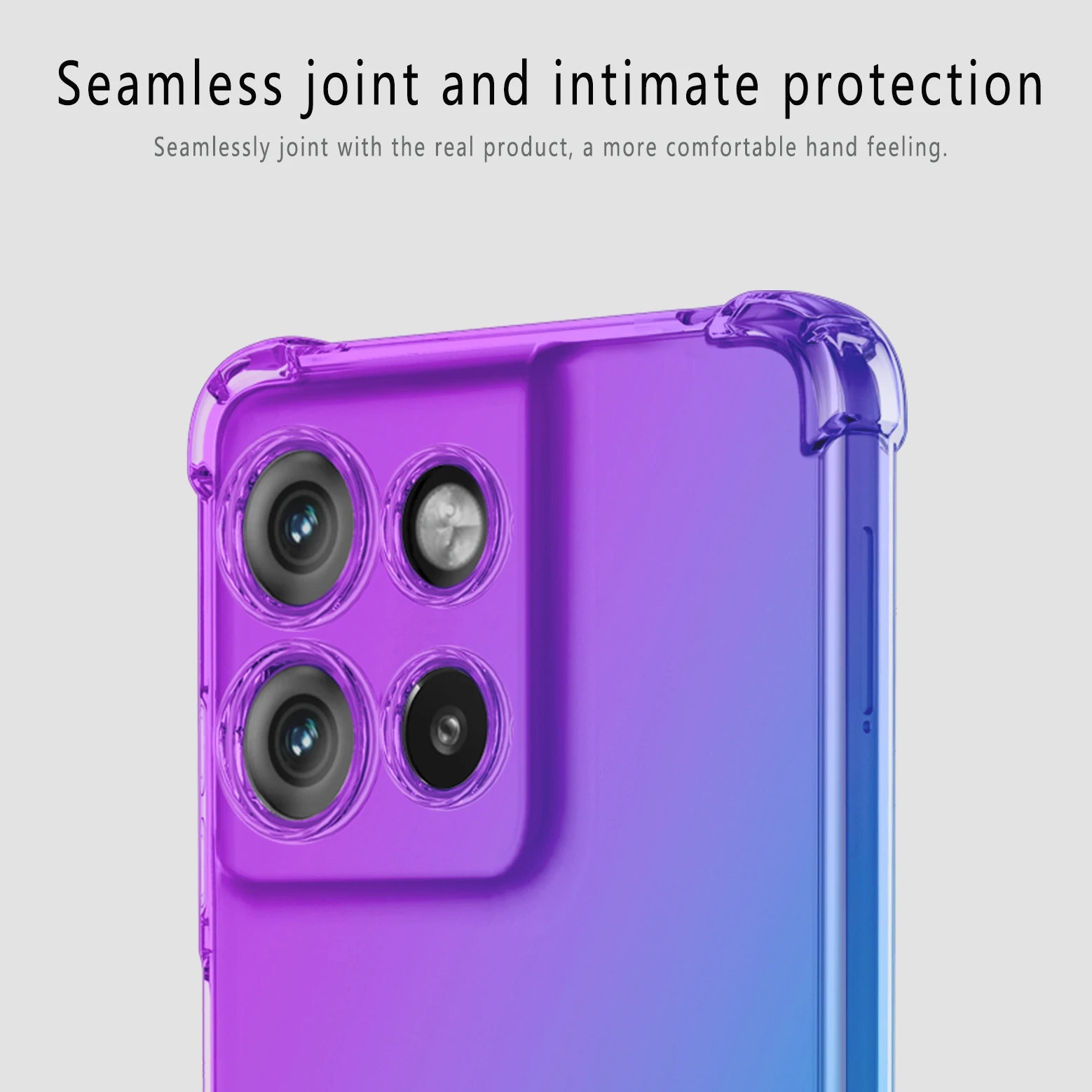 Shockproof Gradient TPU Protective Phone Case Cover