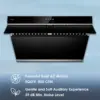 30" Range Hood Unique Side-Draft Design for Under Cabinet or Wall Mount Modern Kitchen Vent Hood Powerful Motor 2