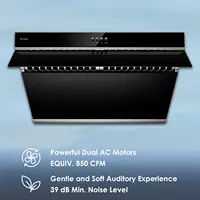 30" Range Hood Unique Side-Draft Design for Under Cabinet or Wall Mount Modern Kitchen Vent Hood Powerful Motor 2