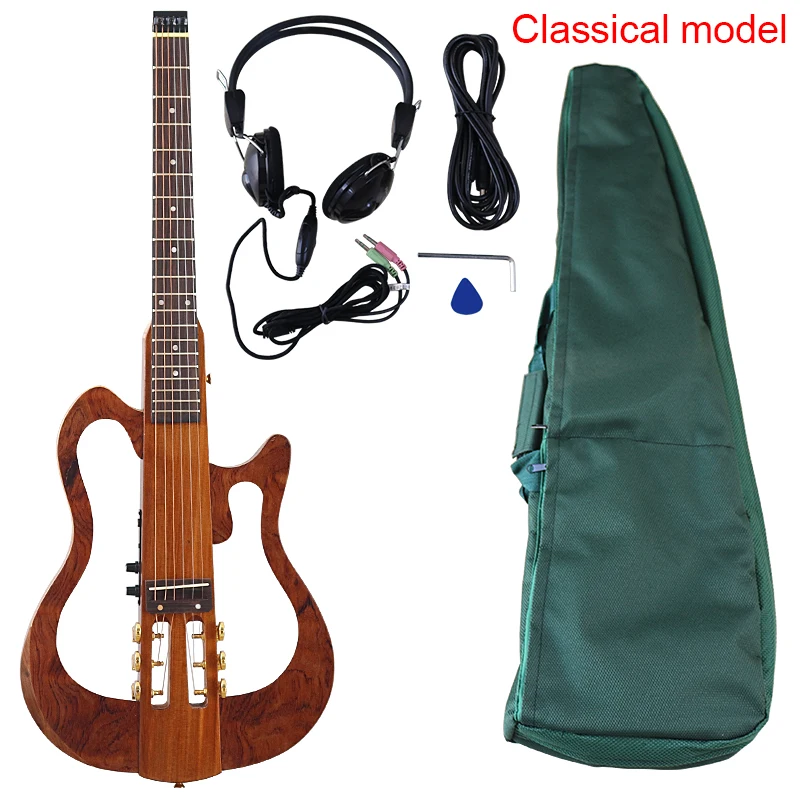ヘッドレスサイレントクラシック39インチ折りたたみ式クラシックギター