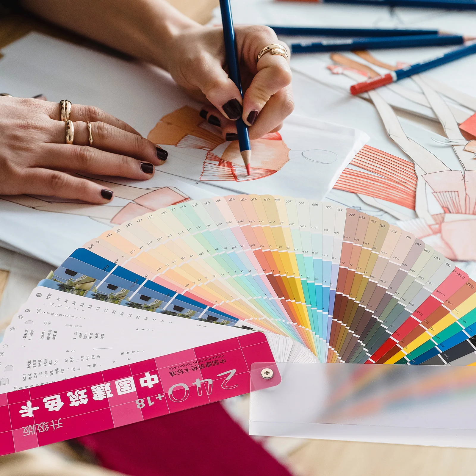 1 Set of Color Comparing Cards Architecture Paint Color Cards Drawing Supplies paint color matching tool