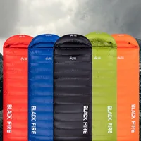 Envelope-style Down Sleeping Bag Ultra-light Goose Down Waterproof Plus Size Winter Warm Travel Hiking Camping Sleeping Bag 1
