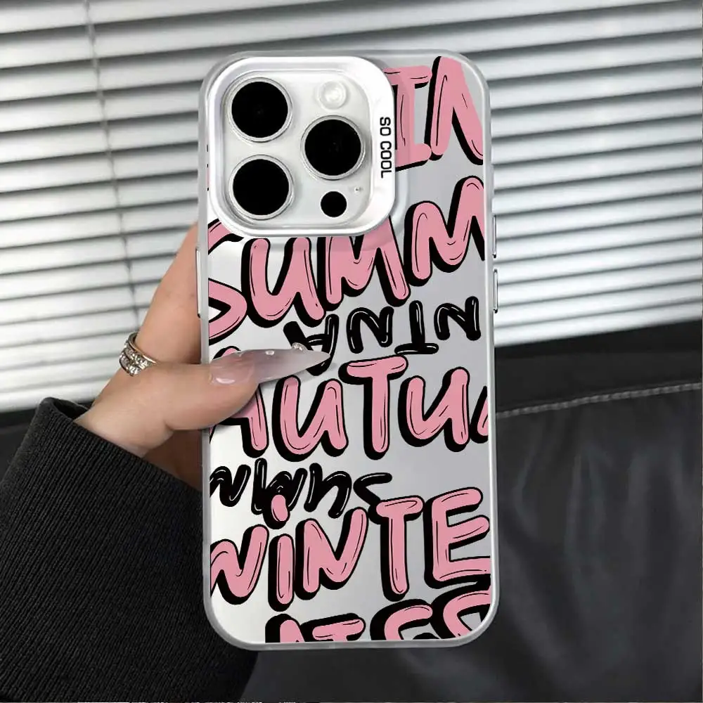 Apple iPhone 116 シルバー ケース付き スマホケース 蝶 シルバー iPhone用ケース iPhone16 iPhone15