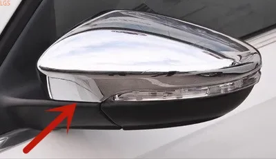 

For Skoda Octavia 2014-2017 High-quality ABS Chrome rearview mirror decoration cover anti-rub protection car accessories
