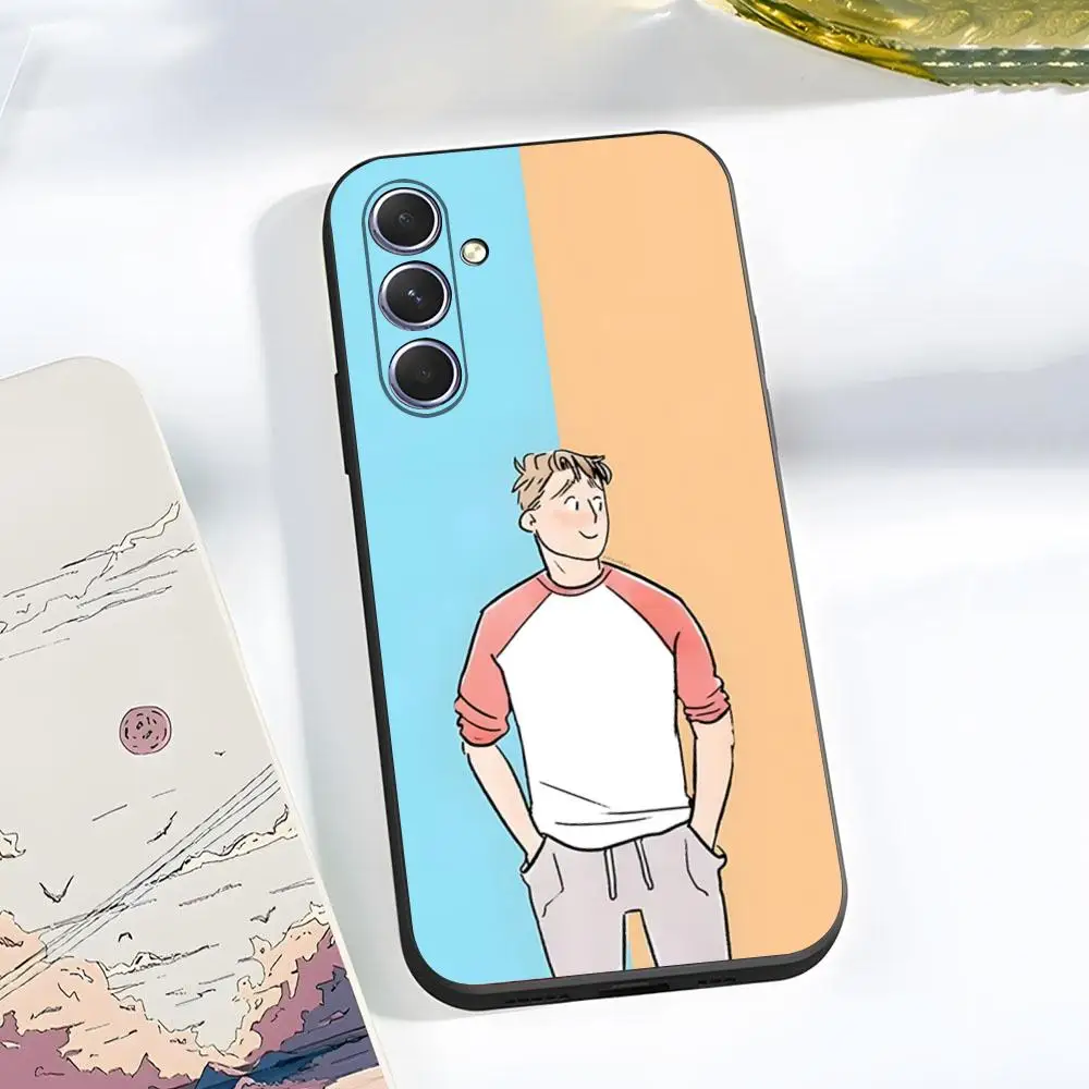 Heartstoppers Nick & Nelson Black Soft Shell Phone Case