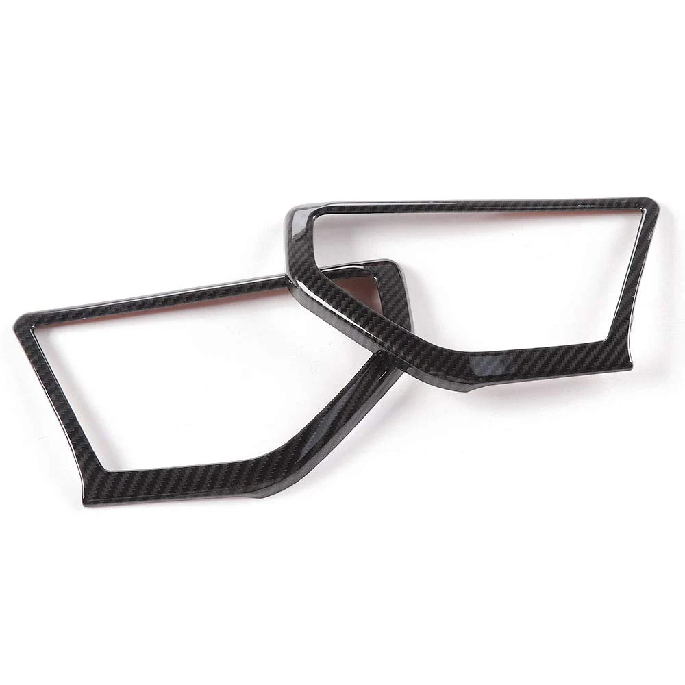 

Декоративная Обложка колонки A Pillar, декоративные наклейки для 2018-2019 Jeep Wrangler JL/JLU, аксессуары для салона автомобиля, углеродные