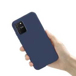 Premium TPU Silicone Phone Case for Samsung Galaxy S10 Lite - Soft & Durable Protection (Dark Blue)