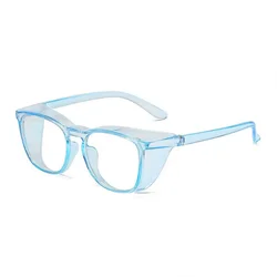 Enhanced Safety Anti - Fog Protective Glasses with Anti - Blue Light and Impact Resistance (Transparent blue)