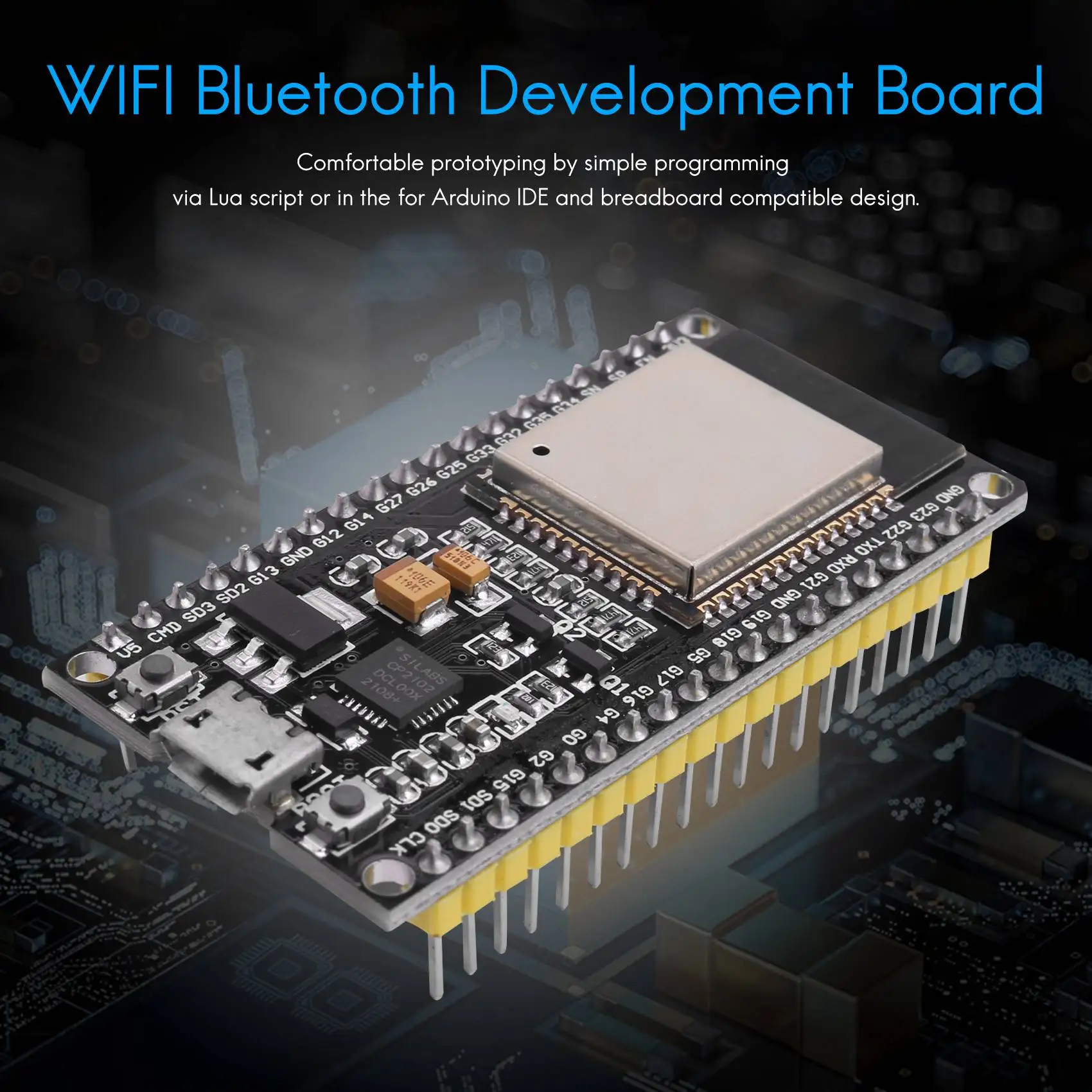 ESP32 NodeMCU  WLAN WiFi Dev ŰƮ C  , CP2102 ȣȯ
