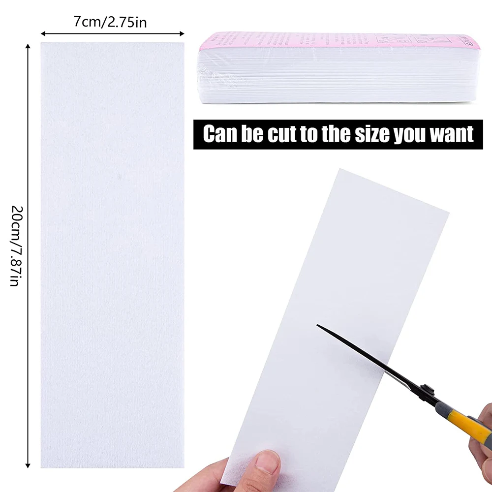 50/80/100Pcs Wax Band Hair Removal Depilation Strips Nonwoven Cloth Body Leg Arm Eyebrow Hair Remove Wax Paper Rolls Beauty Tool 6