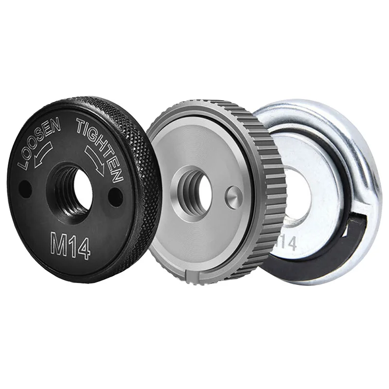 1Pc M14 Flange Nuts Locking Nuts for Angle Grinder Disc Quick Change