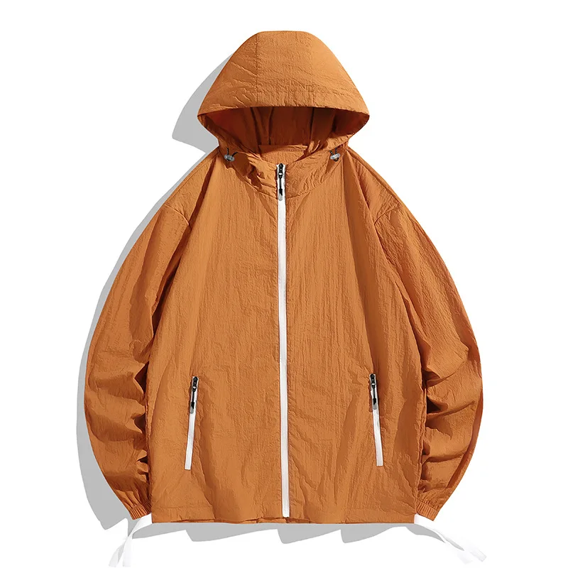 Summer Minimalist Sun Protection Clothing Thin Breathable Casual Trend Outdoor Couple Loose Jacket Sun Protection Clothing