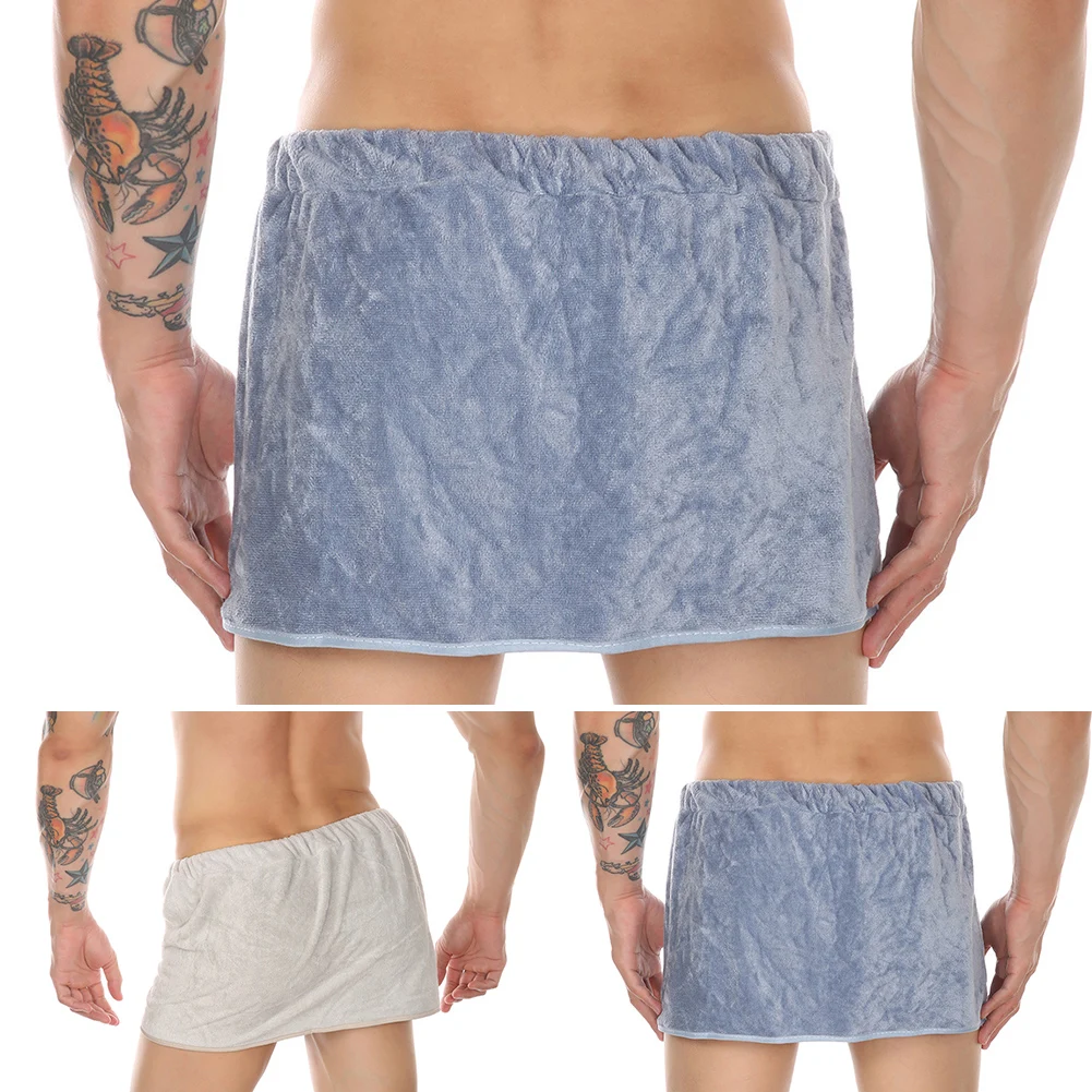

Men Short Skirt Warm Skirt Fancy Toweling Pants Male Comfortable Pajamas Skirt High Quality Youth Nightgown Underwear Panties